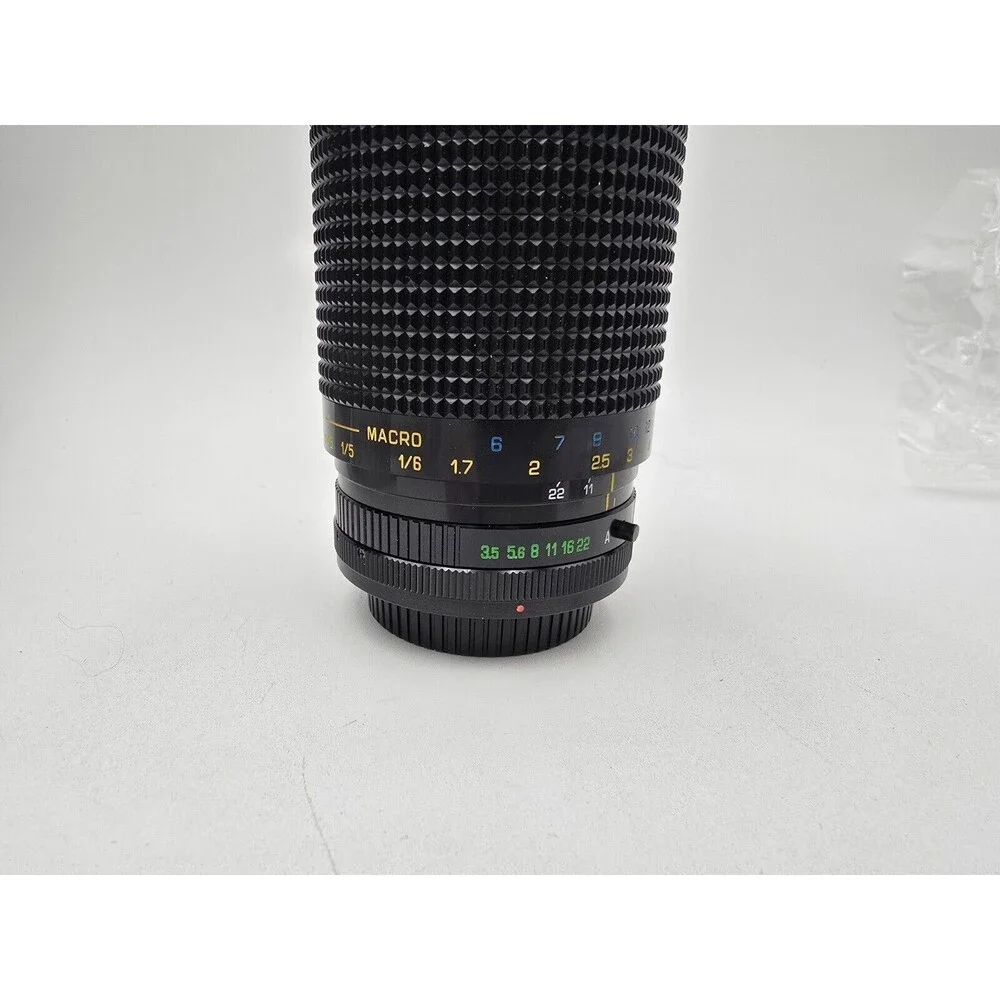 Vintage Hanimex Lens 70-210MM‎ F3.5-4.5 Macro Zoom Covers Case Box For Canon FD